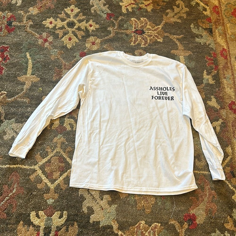 Assholes live forever, long sleeve T-shirt XL (5090) NWOT